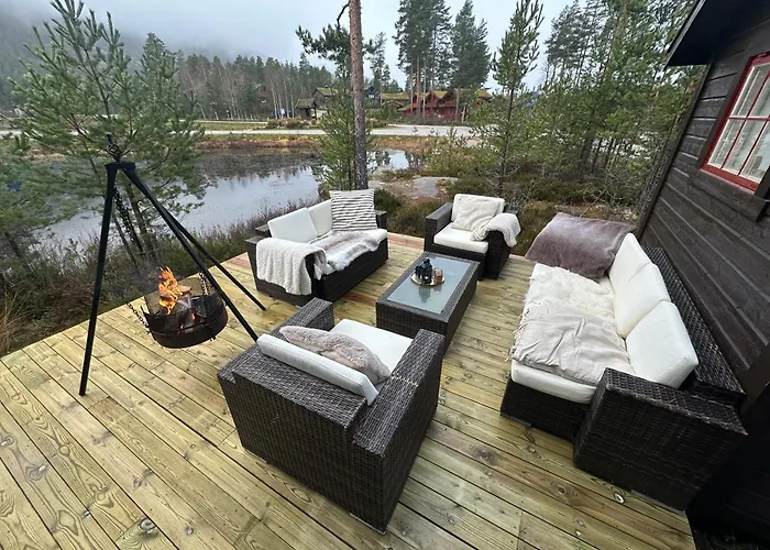 Cozy Cabin With Great View And Immediate Proximity To The Ski Resort And Swimming Area